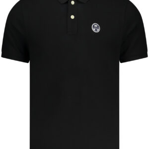 NORTH SAILS HERREN-POLOSHIRT MIT KURZEN ÄRMELN, SCHWARZ