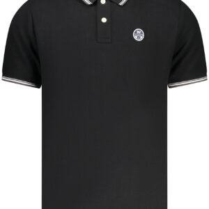 NORTH SAILS HERREN-POLOSHIRT MIT KURZEN ÄRMELN, SCHWARZ