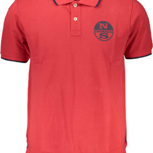 NORTH SAILS HERREN-POLOSHIRT MIT KURZÄRMELN, ROT