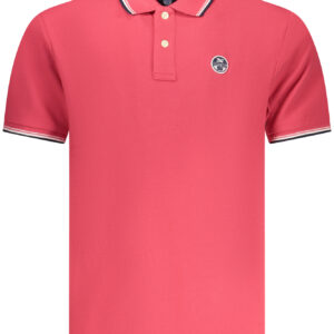 NORTH SAILS HERREN-POLOSHIRT MIT KURZEN ÄRMELN, ROT