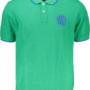 NORTH SAILS GRÜNES KURZÄRMELIGES POLOSHIRT FÜR HERREN