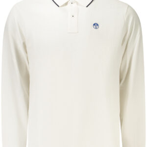 NORTH SAILS HERREN LANGÄRMLIGES POLOSHIRT WEISS
