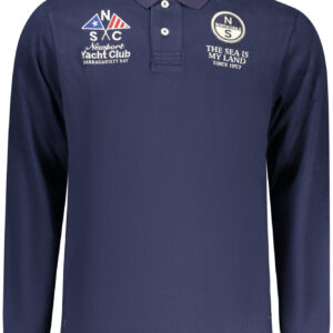 NORTH SAILS HERREN-POLOSHIRT MIT LANGÄRMLIGEN ÄRMELN, BLAU
