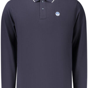 NORTH SAILS HERREN-POLOSHIRT MIT LANGÄRMLIGEN ÄRMELN, BLAU