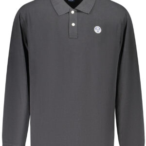 NORTH SAILS HERREN LANGARM POLOSHIRT, SCHWARZ