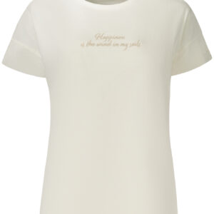 NORTH SAILS DAMEN-T-SHIRT MIT KURZEN ÄRMELN, WEISS