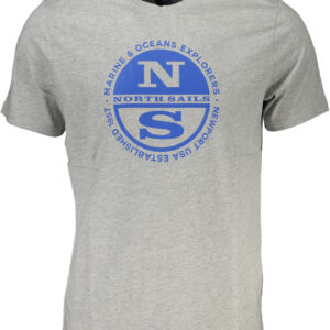 NORTH SAILS HERREN-KURZÄRMELIGES T-SHIRT GRAU