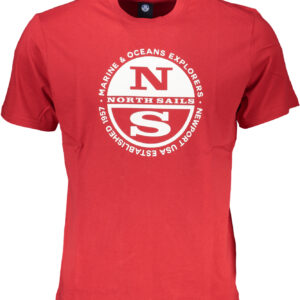 NORTH SAILS HERREN-KURZARM-T-SHIRT ROT