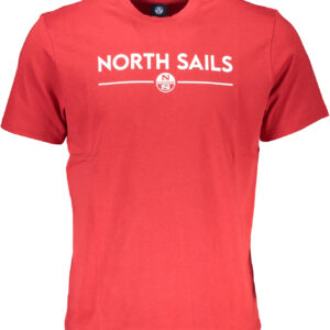 NORTH SAILS HERREN-KURZARM-T-SHIRT ROT