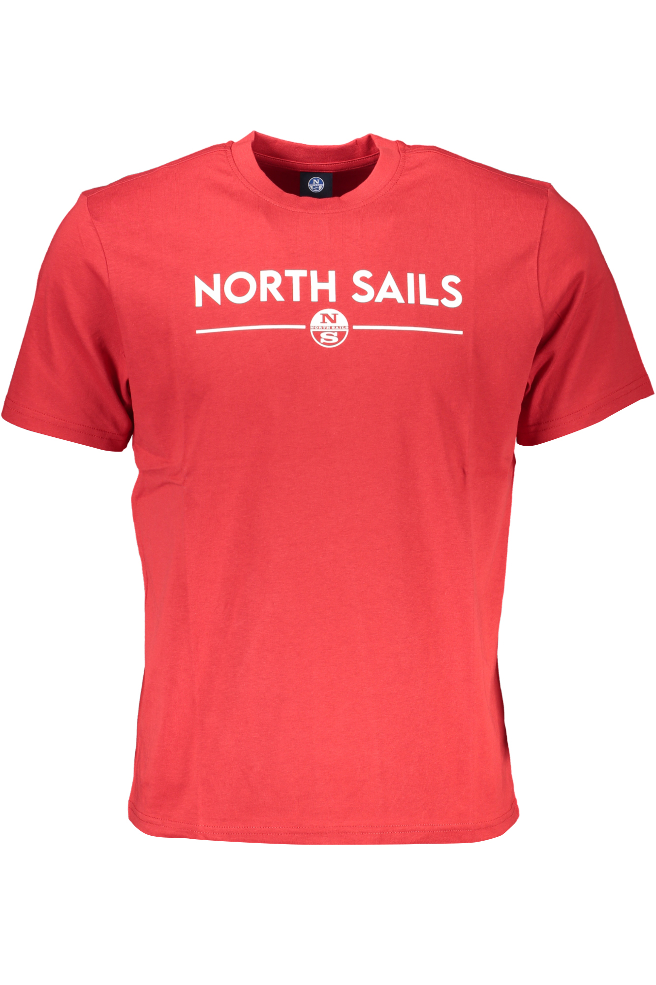 NORTH SAILS HERREN-KURZARM-T-SHIRT ROT