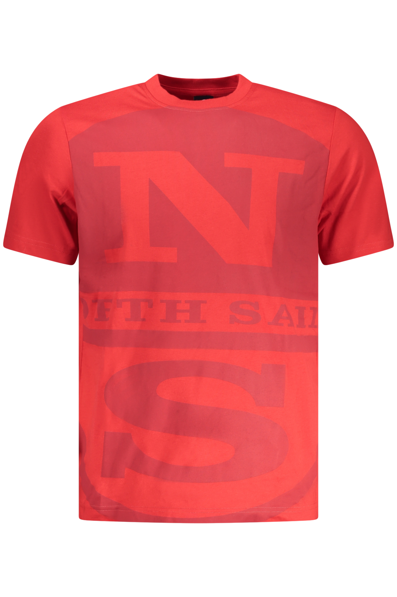 NORTH SAILS HERREN-T-SHIRT MIT KURZEN ÄRMELN, ROT