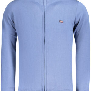 NORWEGEN 1963 HERREN BLAUER STRICKJACKE