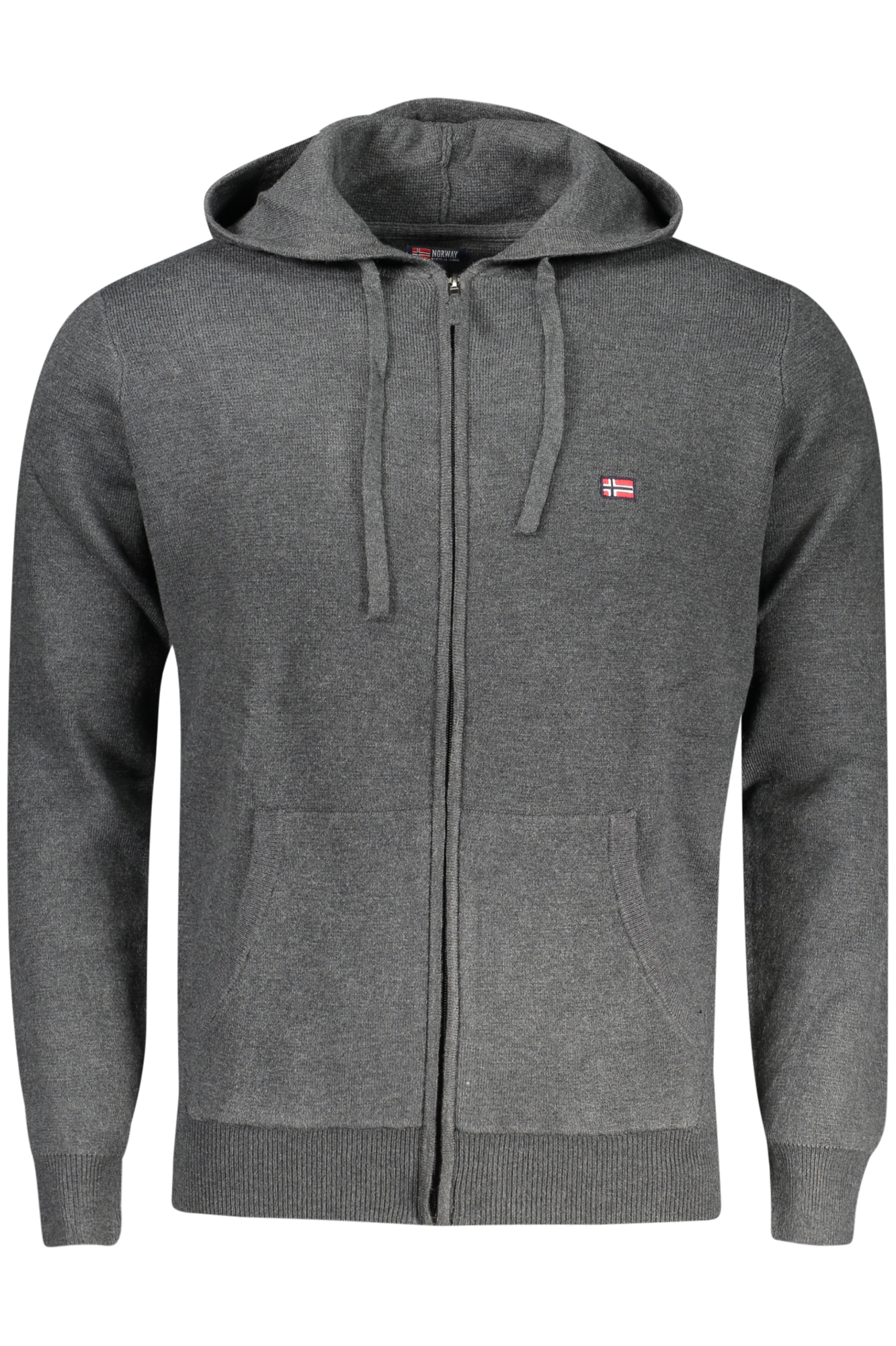 NORWEGEN 1963 GRAUER HERREN-STRICKJACKE
