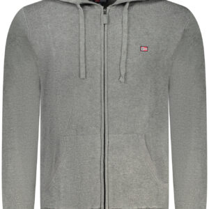 NORWEGEN 1963 GRAUER HERREN-STRICKJACKE