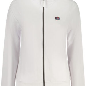 NORWEGEN 1963 WEISSES DAMEN-SWEATSHIRT MIT REISSVERSCHLUSS
