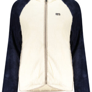 NORWEGEN 1963 WEISSES DAMEN-SWEATSHIRT MIT REISSVERSCHLUSS