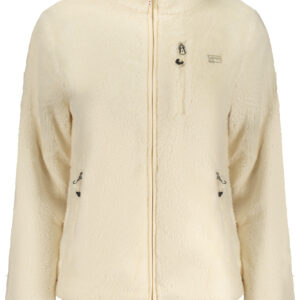 NORWEGEN 1963 WEISSES DAMEN-SWEATSHIRT MIT REISSVERSCHLUSS