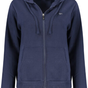 NORWEGEN 1963 BLAUES DAMEN-SWEATSHIRT MIT REISSVERSCHLUSS