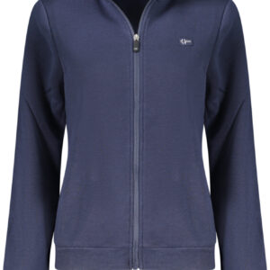 NORWEGEN 1963 BLAUES DAMEN-SWEATSHIRT MIT REISSVERSCHLUSS