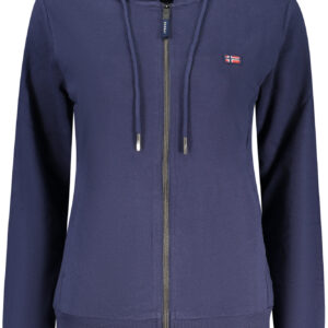 NORWEGEN 1963 DAMEN BLAUES SWEATSHIRT MIT REISSVERSCHLUSS