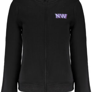 NORWEGEN 1963 SCHWARZES DAMEN-SWEATSHIRT MIT REISSVERSCHLUSS