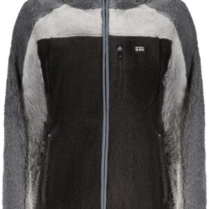 NORWEGEN 1963 SCHWARZES DAMEN-SWEATSHIRT MIT REISSVERSCHLUSS