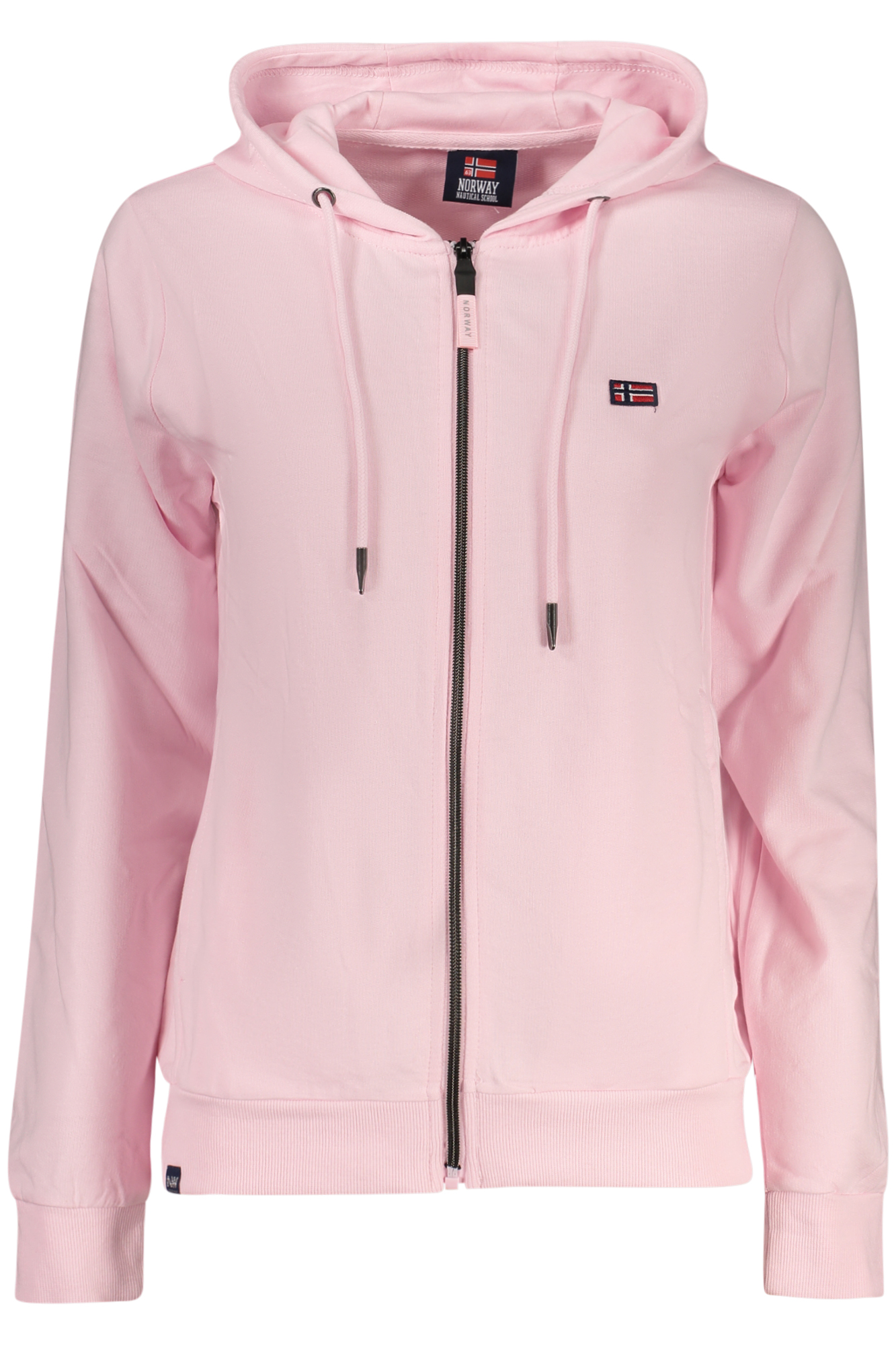 NORWEGEN 1963 DAMEN ROSA REISSVERSCHLUSS-SWEATSHIRT
