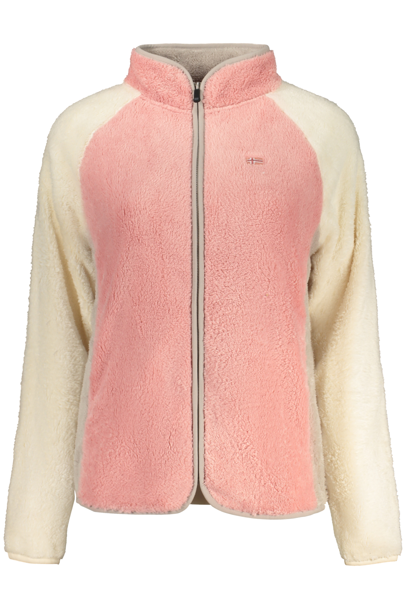 NORWEGEN 1963 ROSA DAMEN-SWEATSHIRT MIT REISSVERSCHLUSS