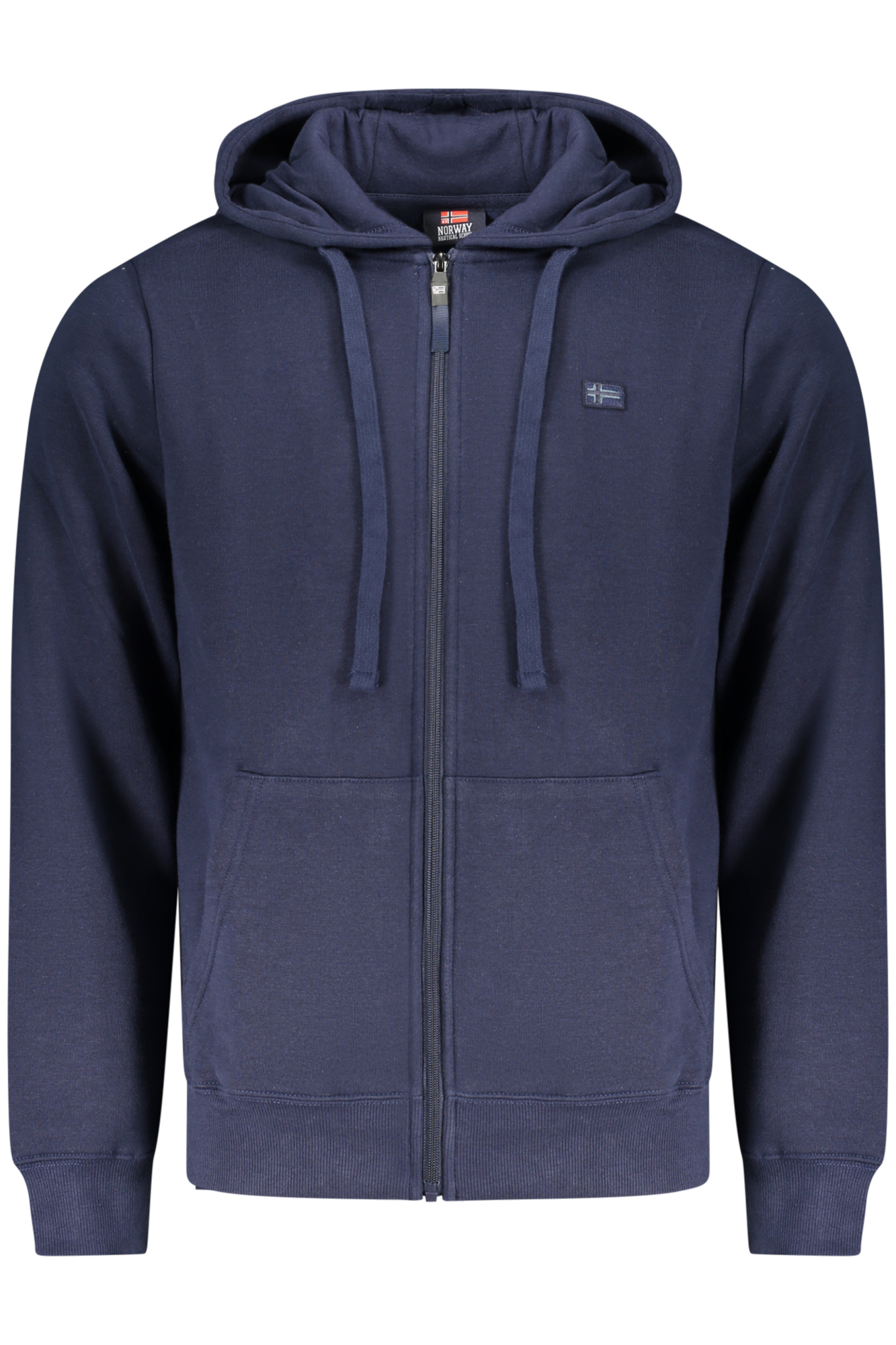 NORWEGEN 1963 HERREN BLAUES SWEATSHIRT MIT REISSVERSCHLUSS