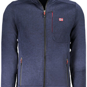 NORWEGEN 1963 BLAUES HERREN-SWEATSHIRT MIT REISSVERSCHLUSS