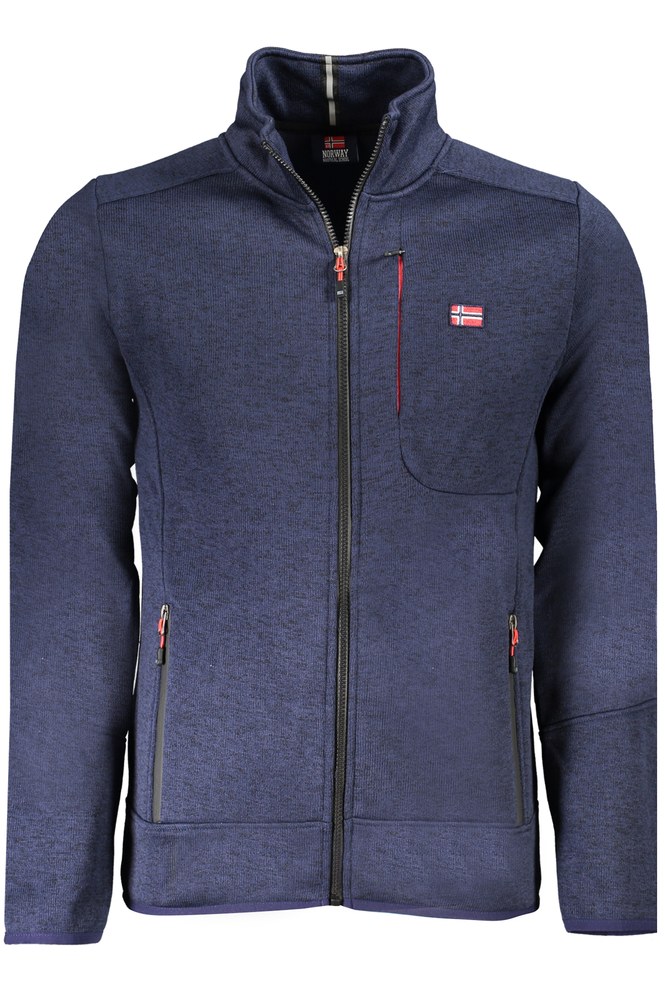 NORWEGEN 1963 BLAUES HERREN-SWEATSHIRT MIT REISSVERSCHLUSS