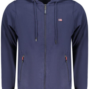 NORWEGEN 1963 HERREN BLAUES REISSVERSCHLUSS-SWEATSHIRT