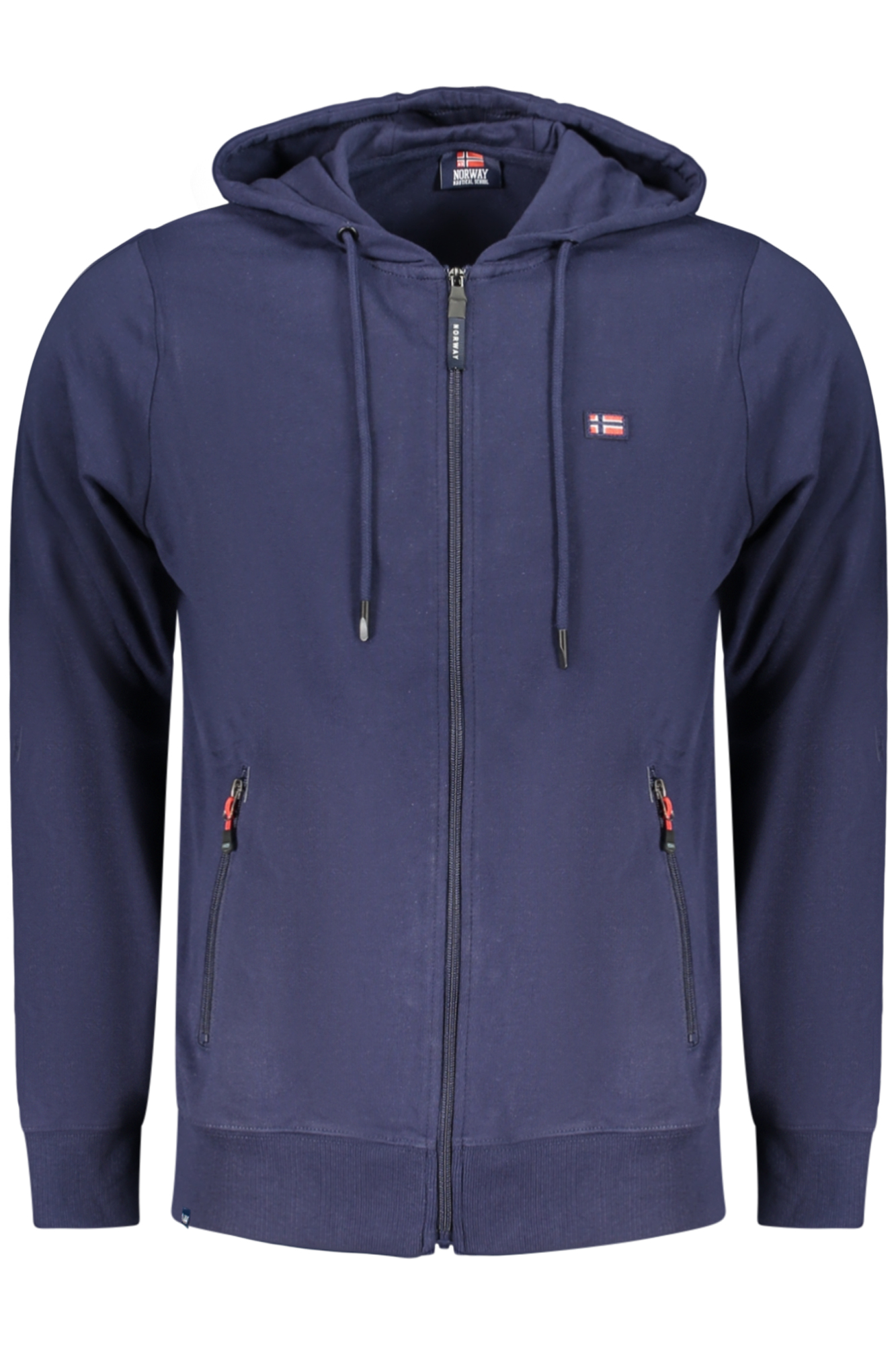 NORWEGEN 1963 HERREN BLAUES REISSVERSCHLUSS-SWEATSHIRT
