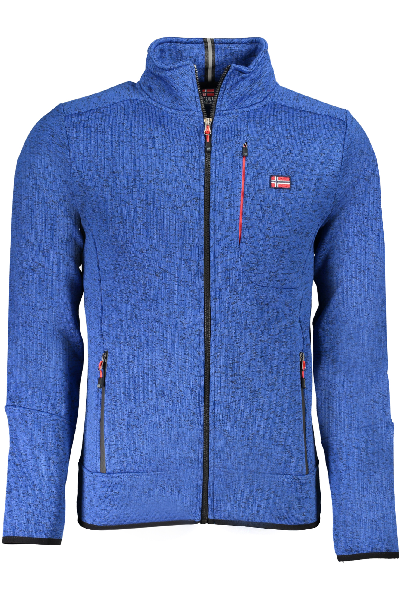NORWEGEN 1963 BLAUES HERREN-SWEATSHIRT MIT REISSVERSCHLUSS