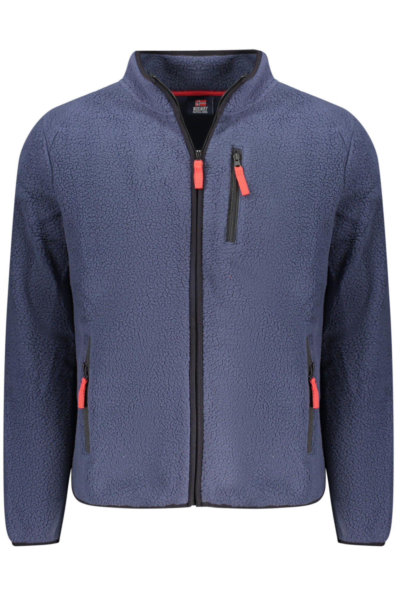 NORWEGEN 1963 HERREN BLAUES SWEATSHIRT MIT REISSVERSCHLUSS