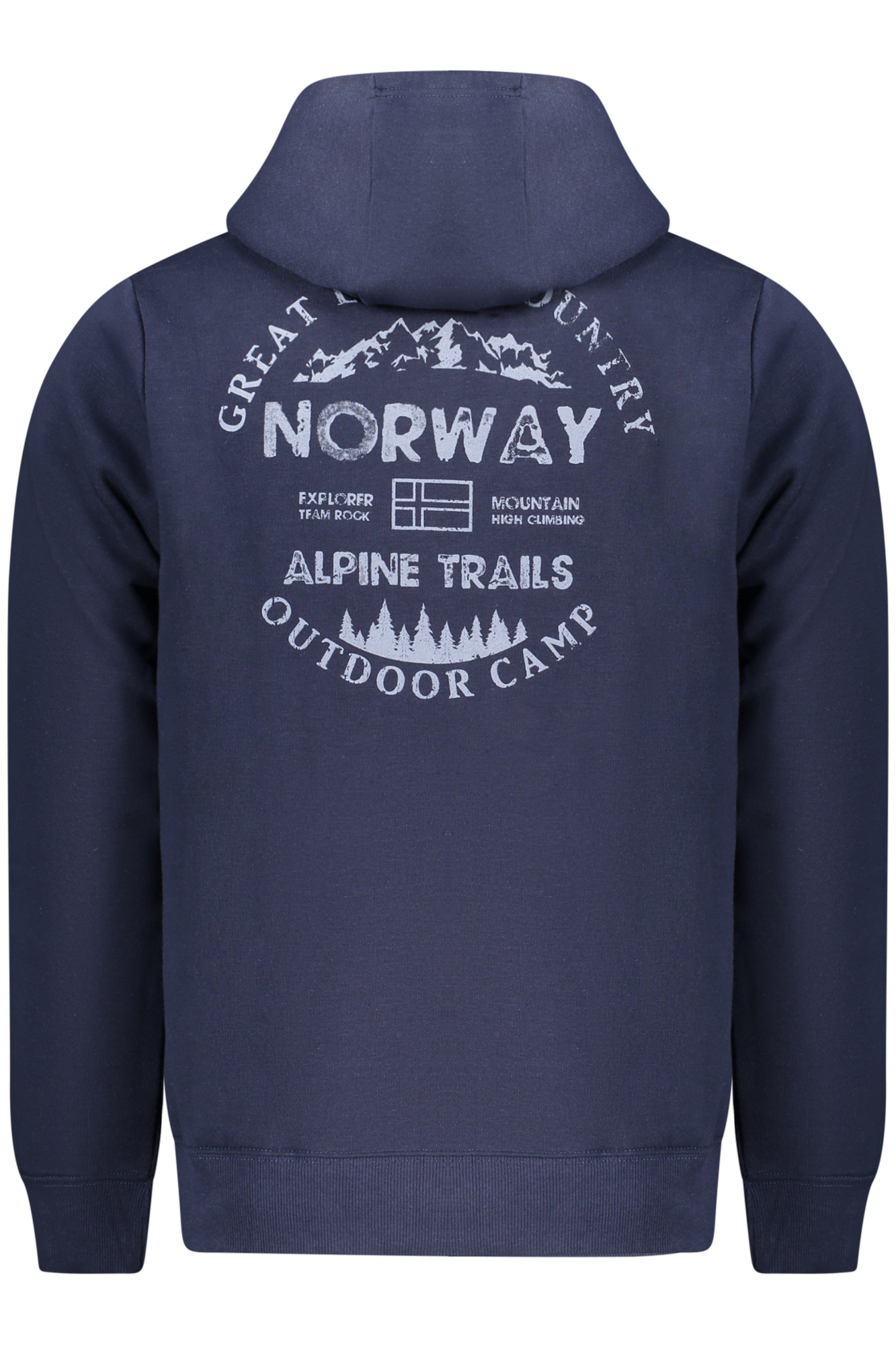 NORWEGEN 1963 HERREN BLAUES SWEATSHIRT MIT REISSVERSCHLUSS – Bild 2