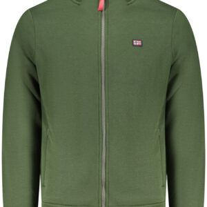 NORWEGEN 1963 HERREN GRÜNES SWEATSHIRT MIT REISSVERSCHLUSS