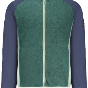 NORWEGEN 1963 HERREN GRÜNES SWEATSHIRT MIT REISSVERSCHLUSS