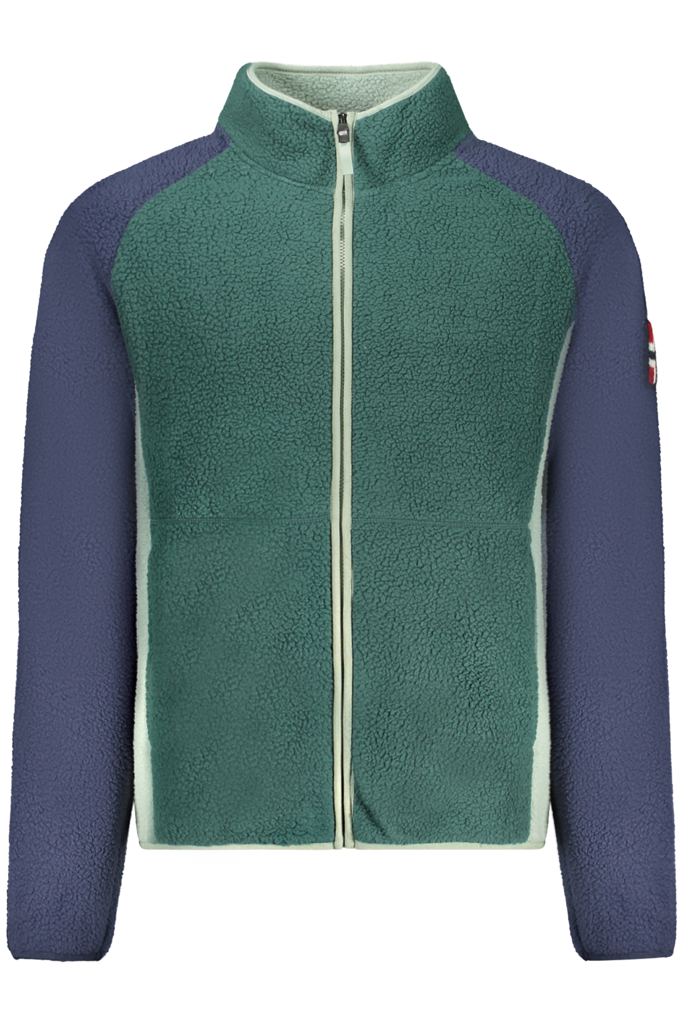 NORWEGEN 1963 HERREN GRÜNES SWEATSHIRT MIT REISSVERSCHLUSS