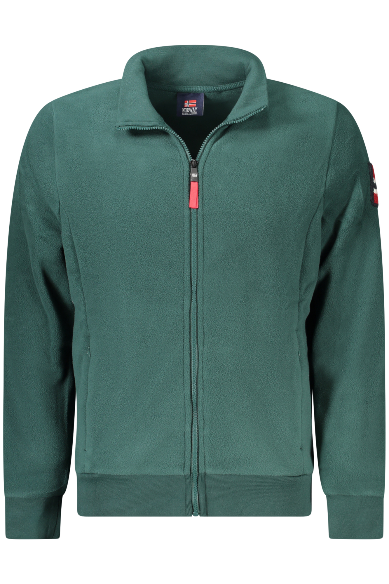 NORWEGEN 1963 HERREN GRÜNES SWEATSHIRT MIT REISSVERSCHLUSS