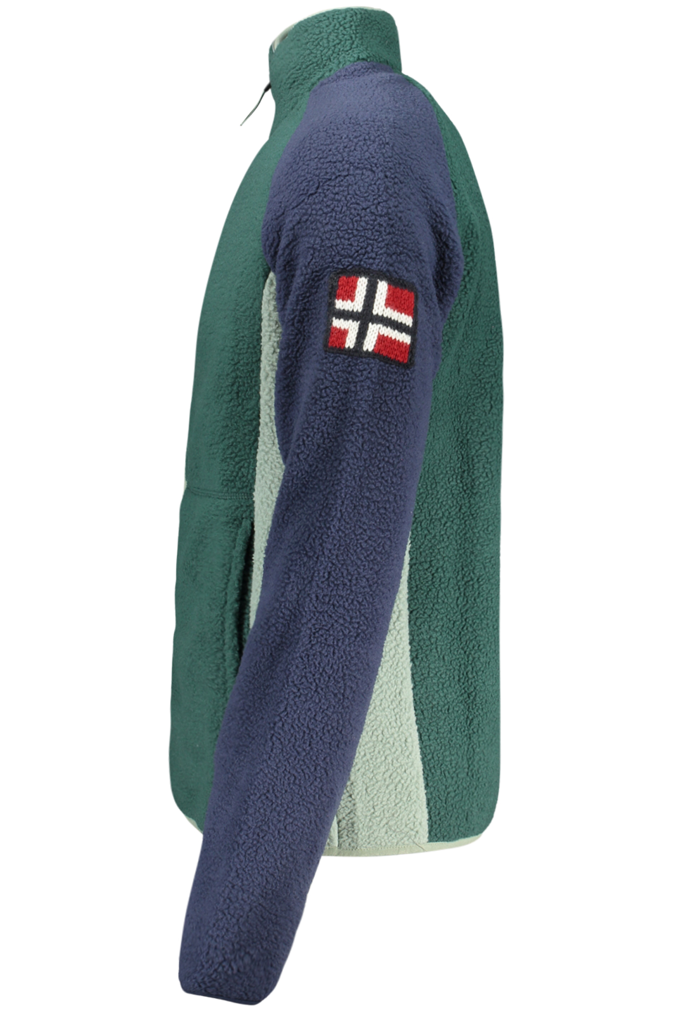 NORWEGEN 1963 HERREN GRÜNES SWEATSHIRT MIT REISSVERSCHLUSS – Bild 3