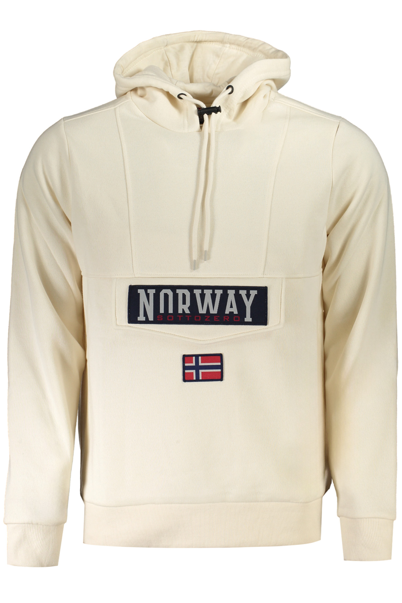 NORWEGEN 1963 BEIGES HERREN-SWEATSHIRT MIT REISSVERSCHLUSS