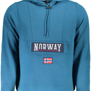 NORWEGEN 1963 BLAUES HERREN-SWEATSHIRT MIT REISSVERSCHLUSS