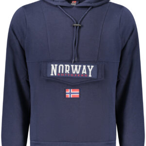 NORWEGEN 1963 HERREN BLAUES SWEATSHIRT MIT REISSVERSCHLUSS