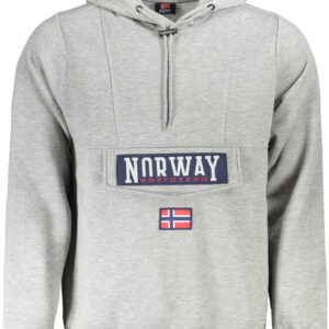 NORWEGEN 1963 GRAUES REISSVERSCHLUSS-SWEATSHIRT FÜR HERREN