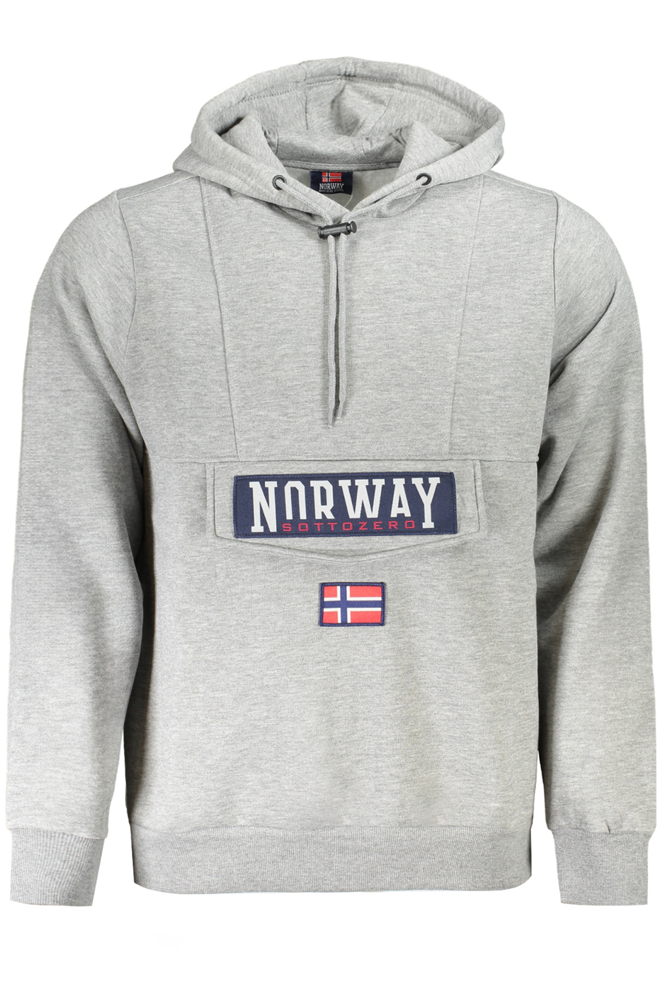 NORWEGEN 1963 GRAUES REISSVERSCHLUSS-SWEATSHIRT FÜR HERREN