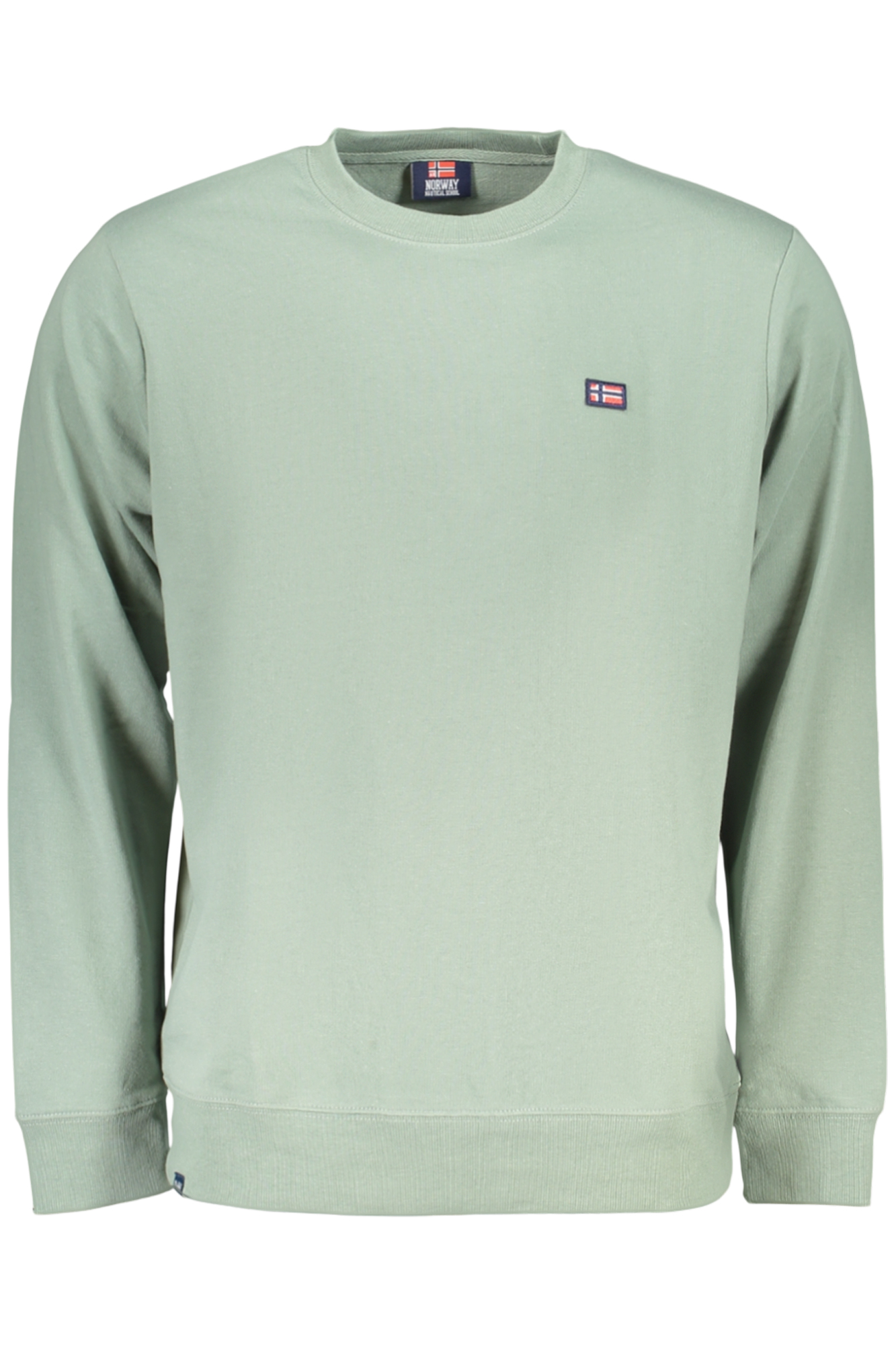 NORWEGEN 1963 HERREN-SWEATSHIRT MIT REISSVERSCHLUSS, GRÜN