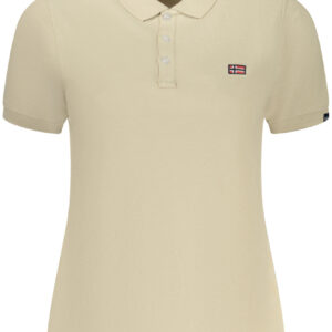 NORWEGEN 1963 DAMEN-POLOSHIRT MIT KURZEN ÄRMELN, BEIGE