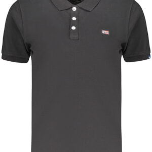 NORWEGEN 1963 DAMEN-POLOSHIRT MIT KURZEN ÄRMELN, SCHWARZ