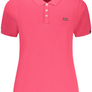 NORWEGEN 1963 DAMEN ROSA KURZARM POLOSHIRT